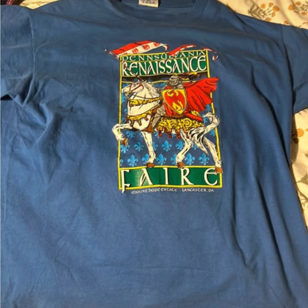 Vintage 1997 Renaissance Festival Shirt Ren Faire